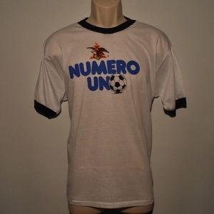 Soccer Numero Uno Mens Lightweight T Shirt